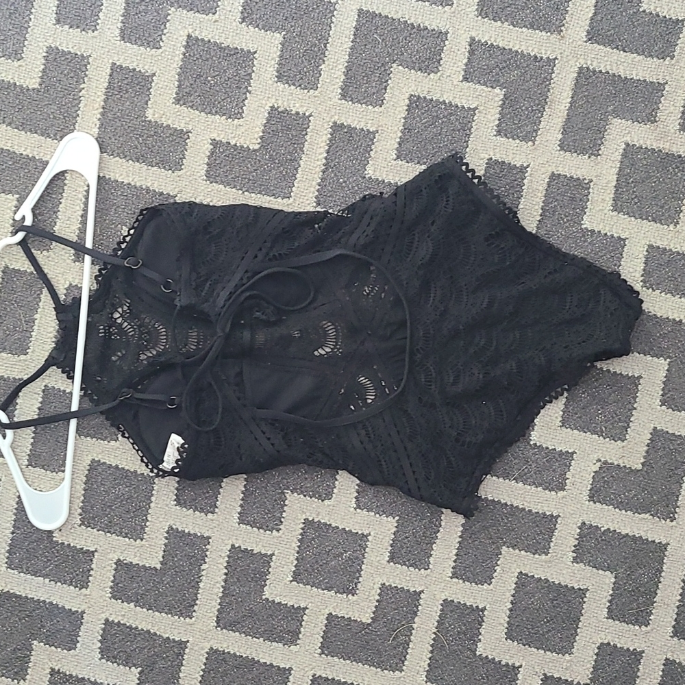 BECCA Crochet One Piece Swimsuit - Small - Picture 3 of 3